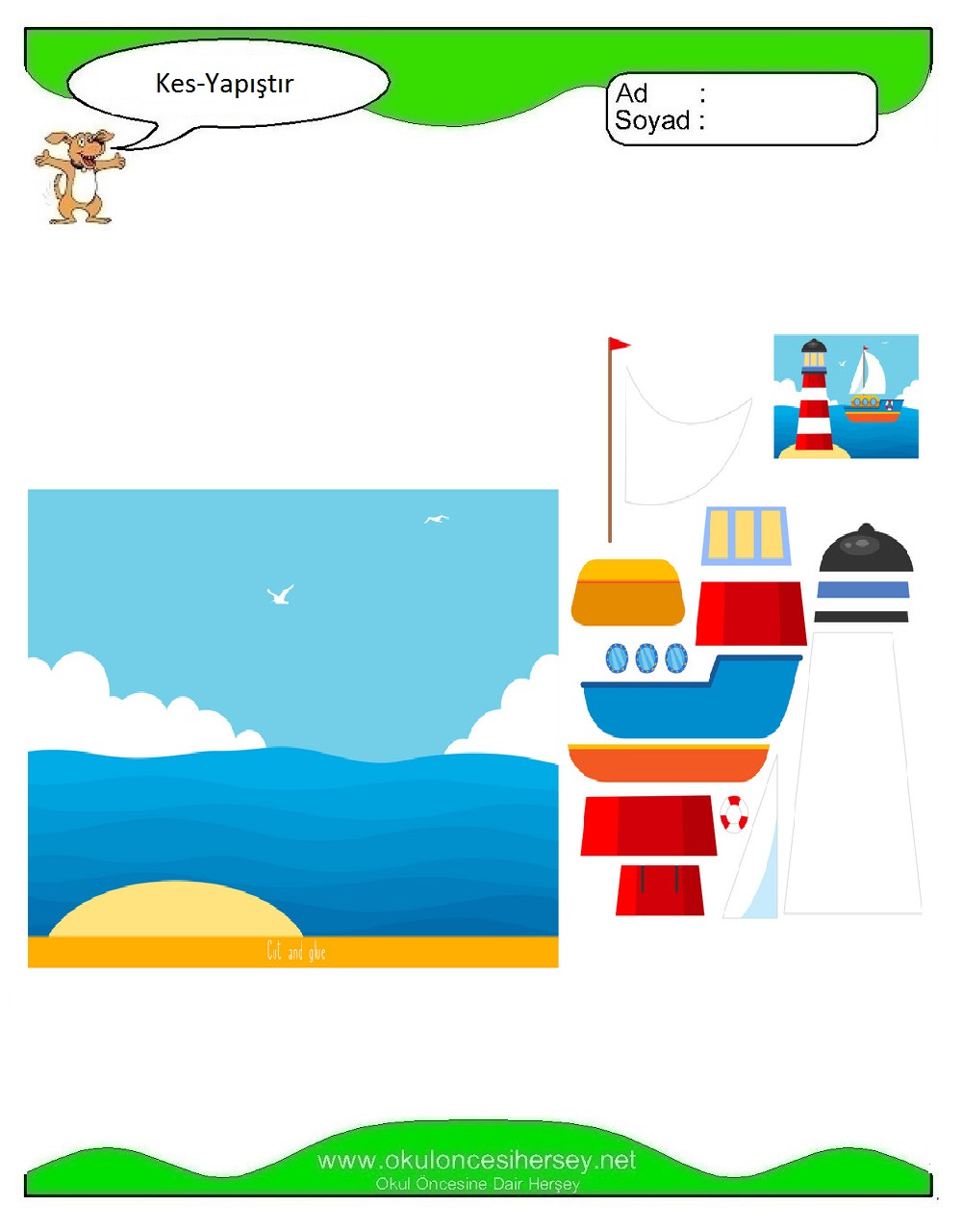 Kes Yapıştır Çalışmaları