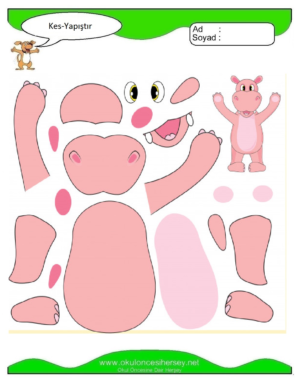 Kes Yapıştır Çalışmaları