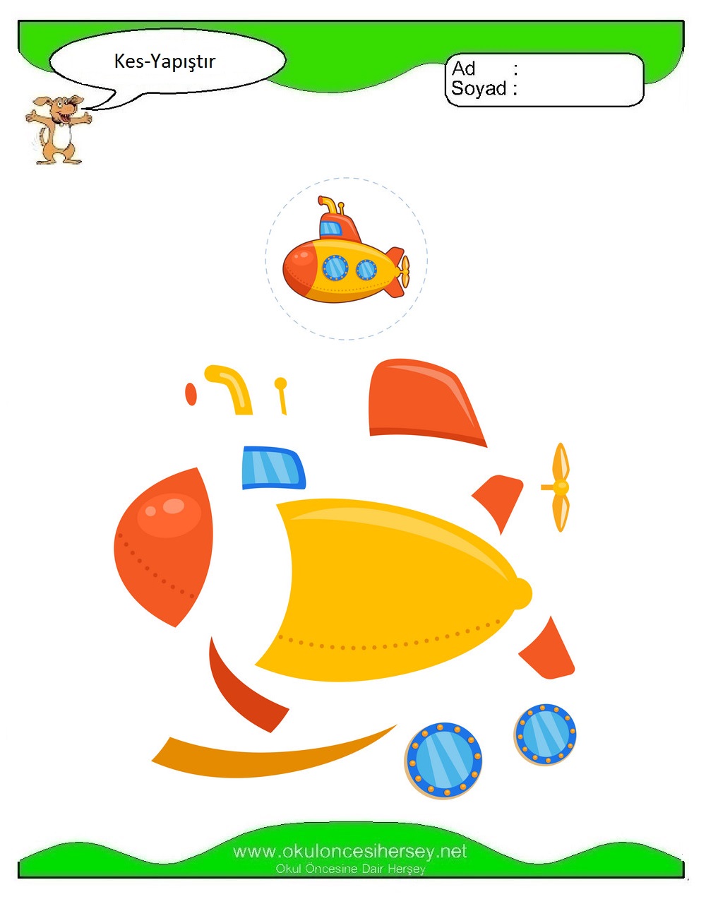 Kes Yapıştır Çalışmaları