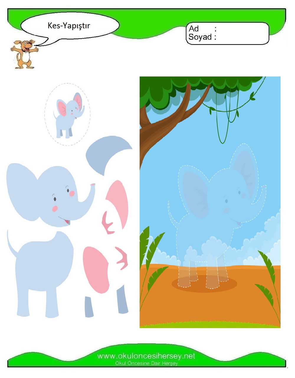 Kes Yapıştır Çalışmaları