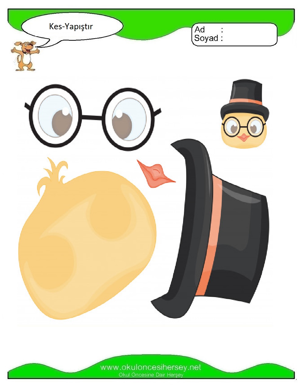 Kes Yapıştır Çalışmaları