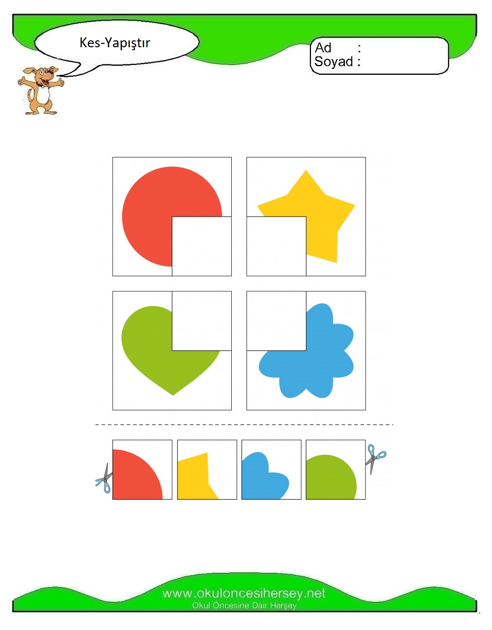 Kes Yapıştır Çalışmaları