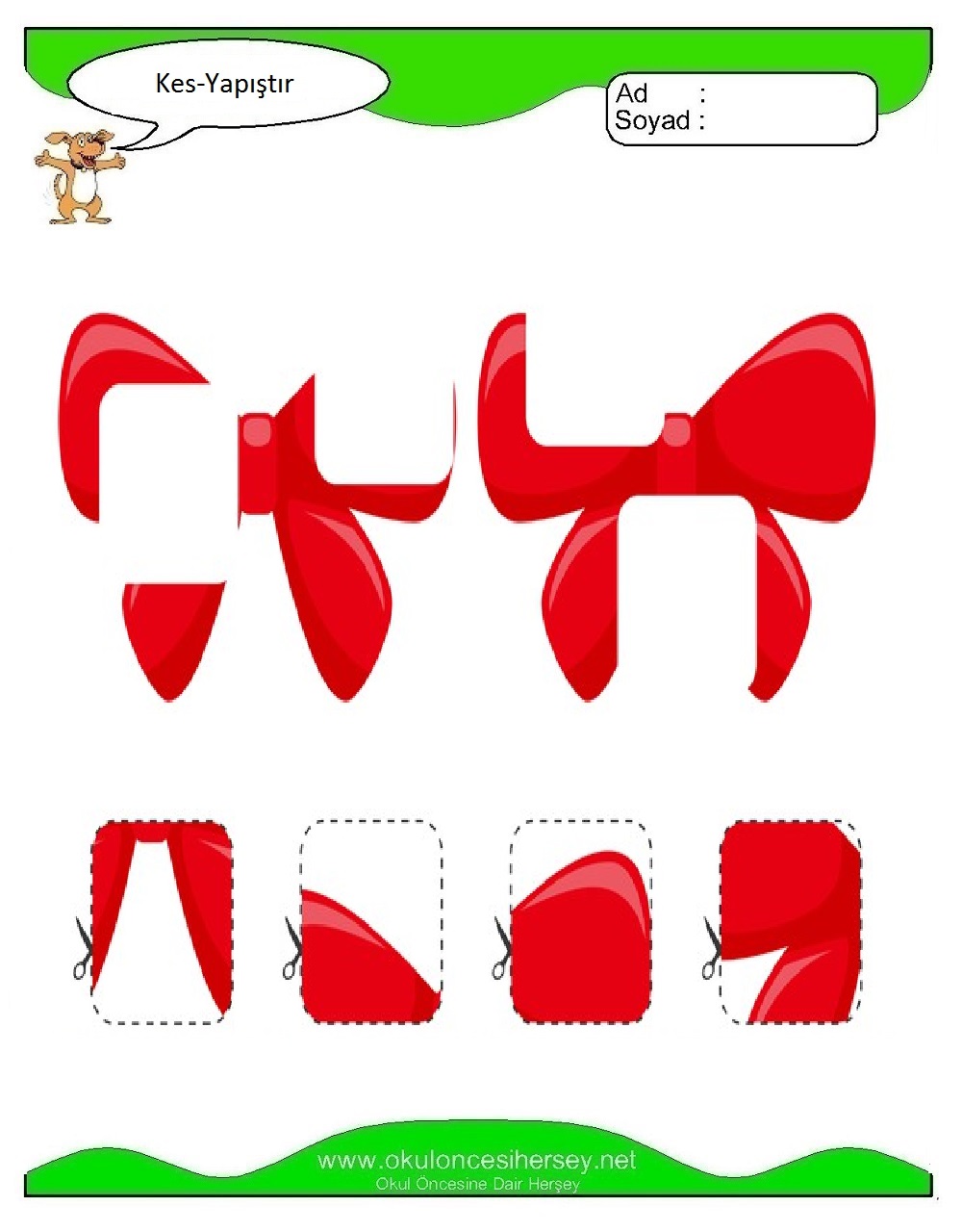 Kes Yapıştır Çalışmaları