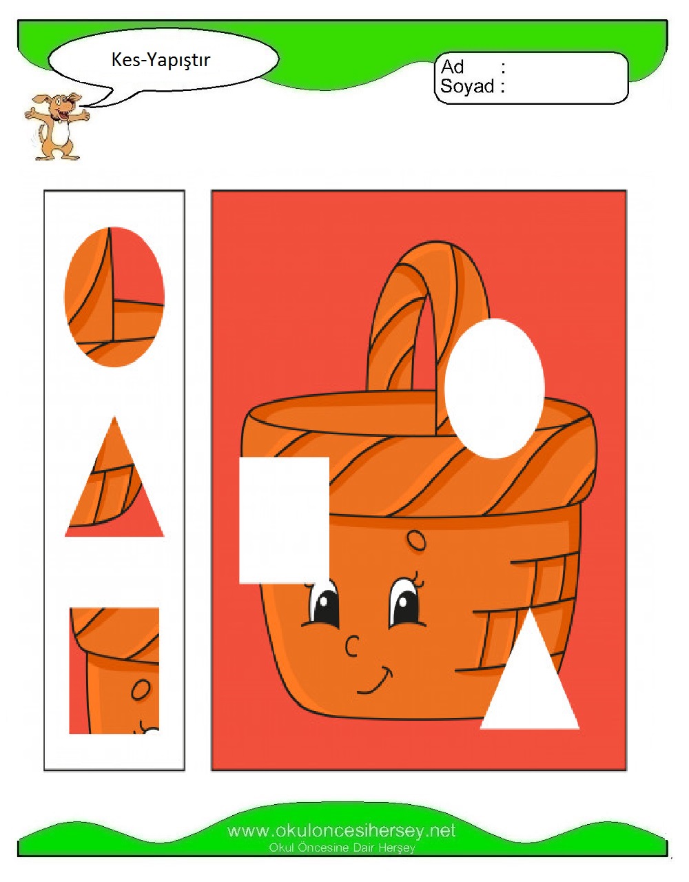 Kes Yapıştır Çalışmaları