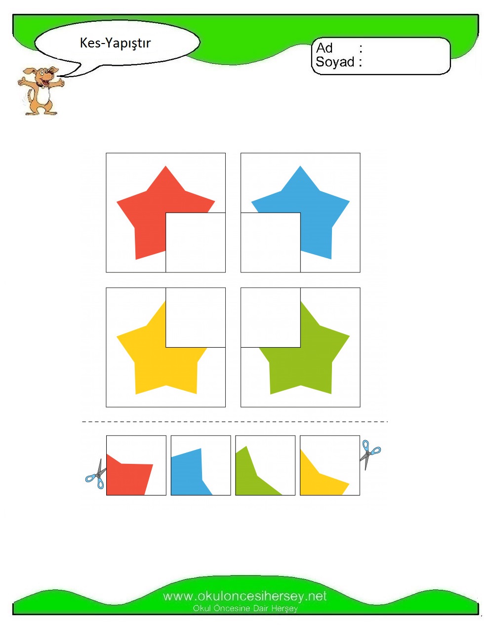 Kes Yapıştır Çalışmaları