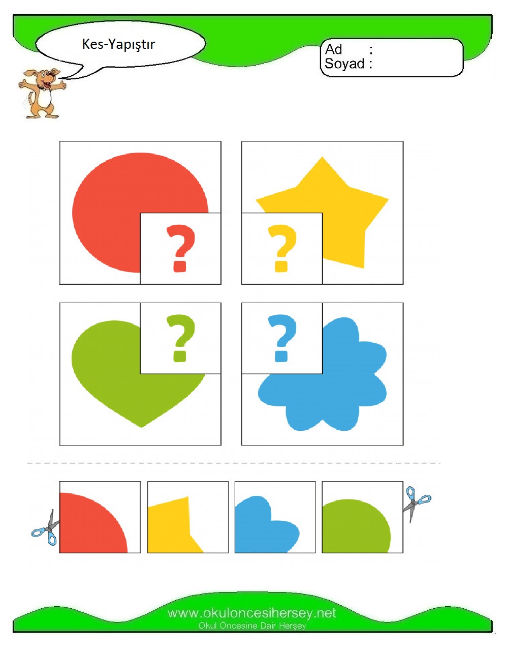 Kes Yapıştır Çalışmaları