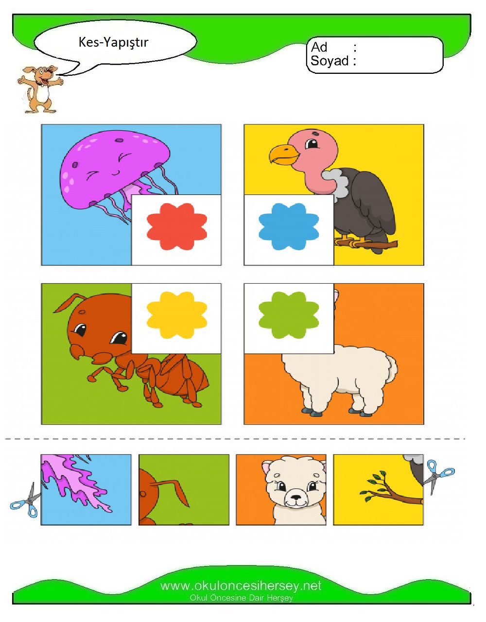 Kes Yapıştır Çalışmaları