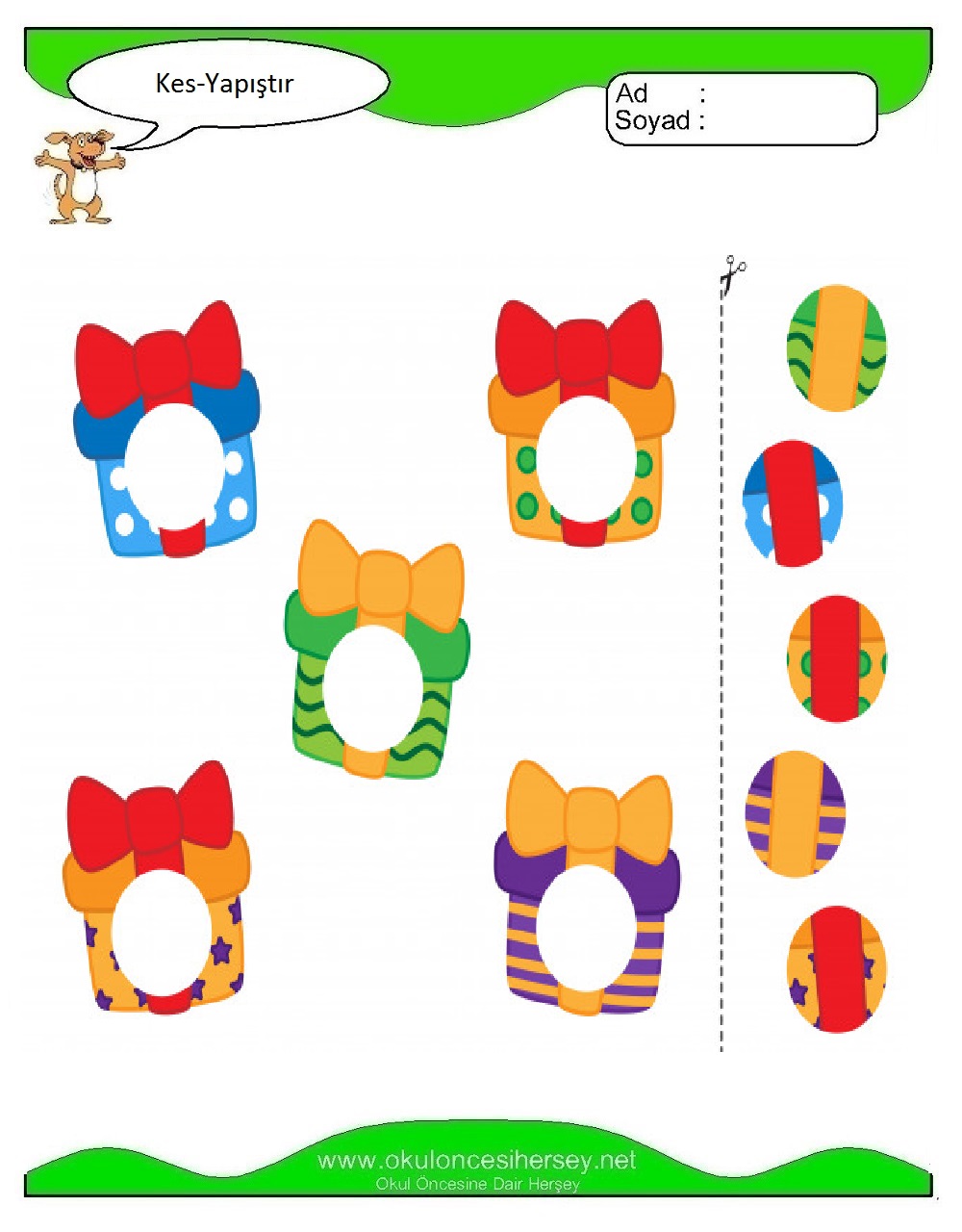 Kes Yapıştır Çalışmaları