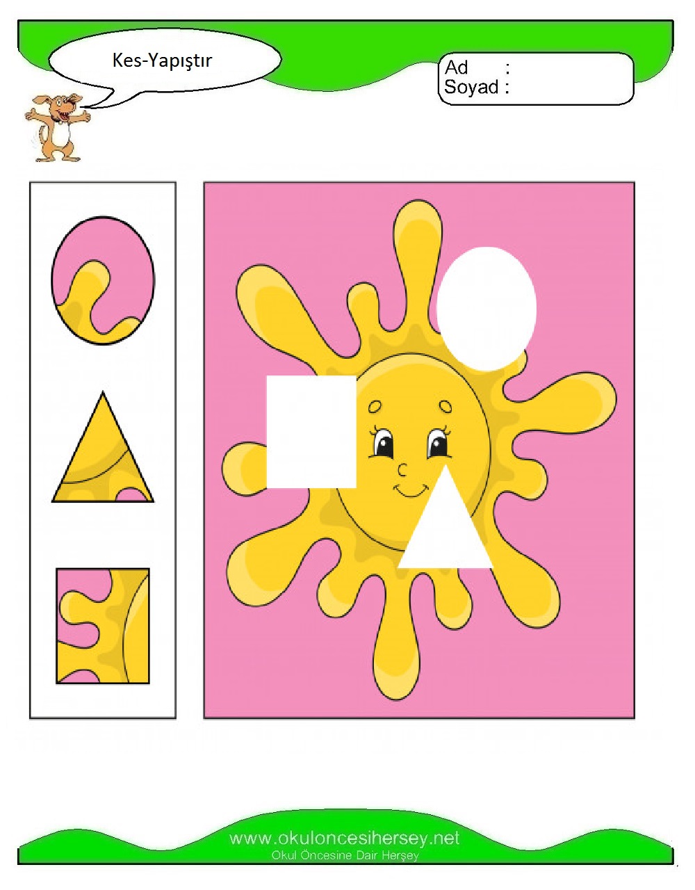 Kes Yapıştır Çalışmaları