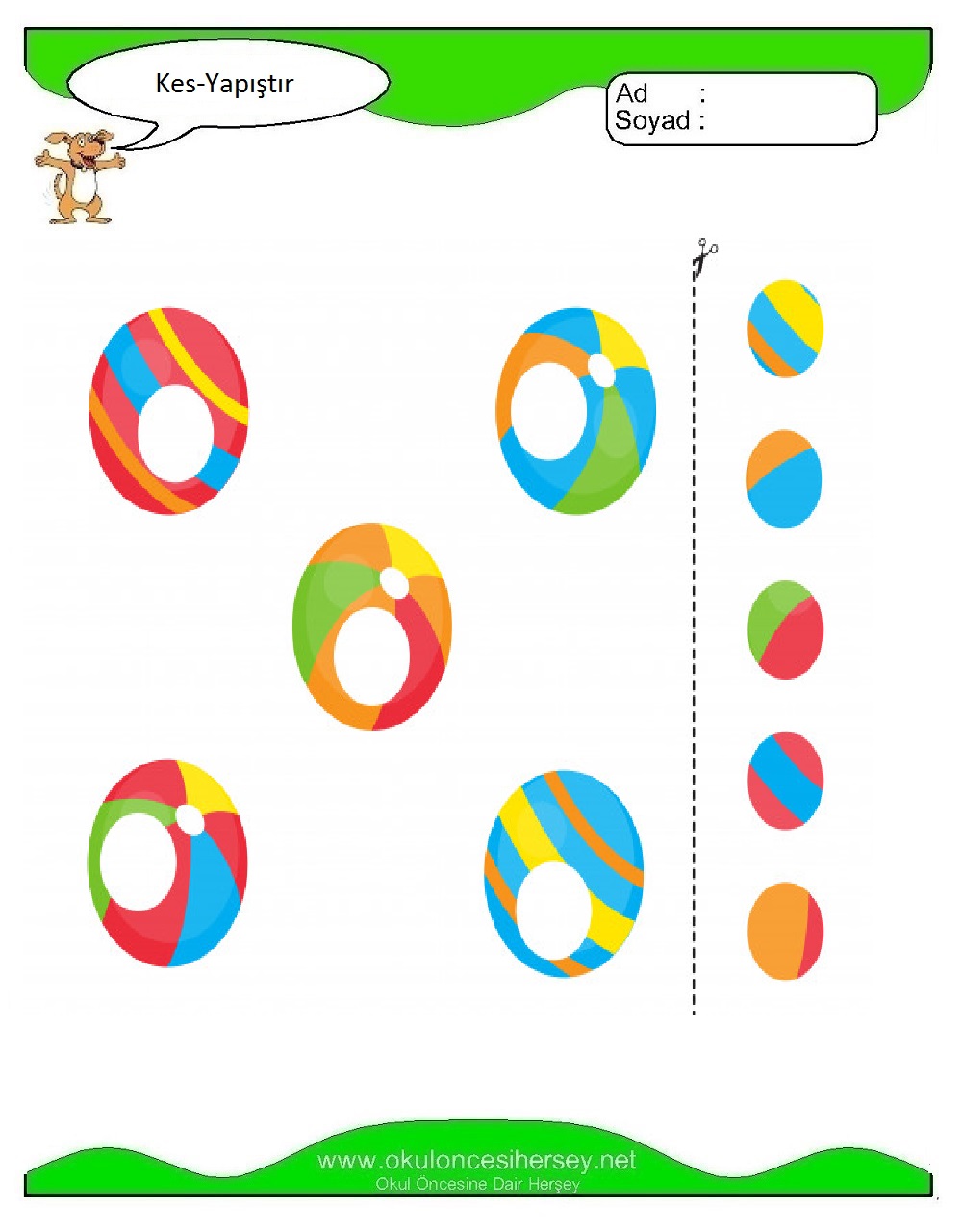 Kes Yapıştır Çalışmaları