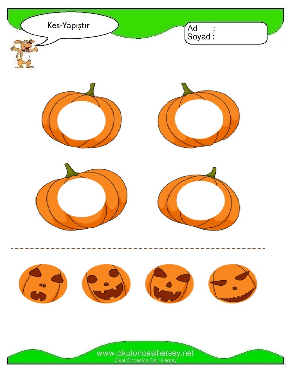 Kes Yapıştır Çalışmaları