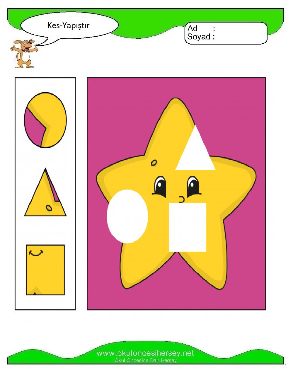 Kes Yapıştır Çalışmaları