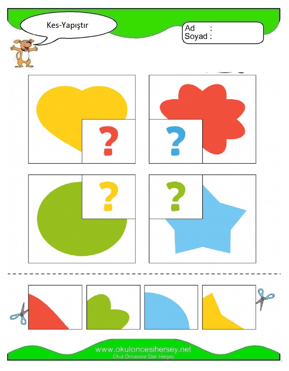 Kes Yapıştır Çalışmaları