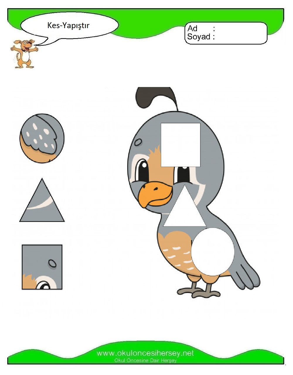 Kes Yapıştır Çalışmaları