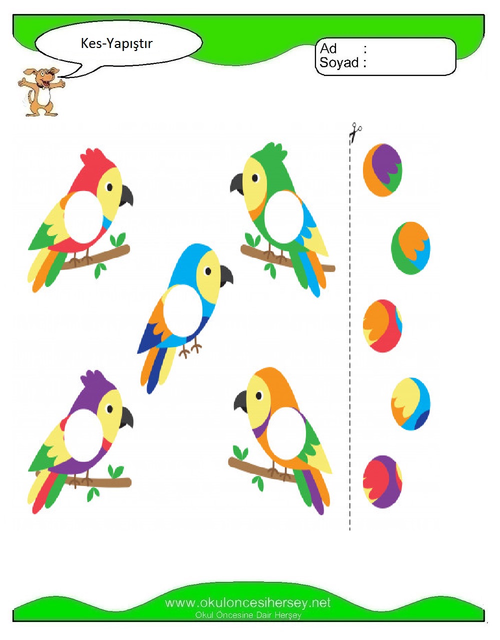 Kes Yapıştır Çalışmaları