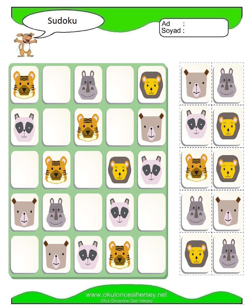 Resimli Sudoku Bulmaca