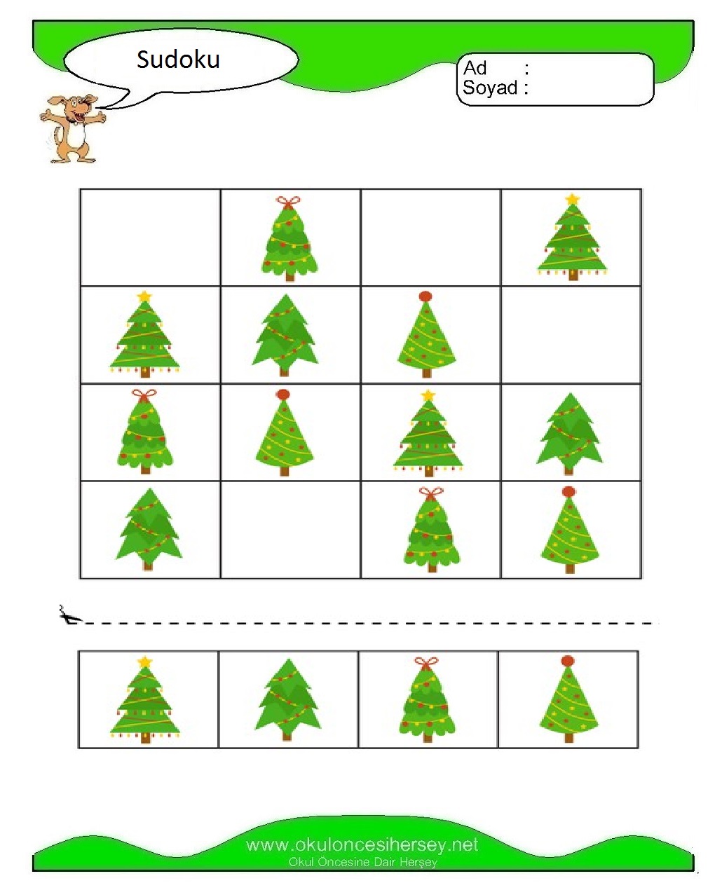 Resimli Sudoku Bulmaca