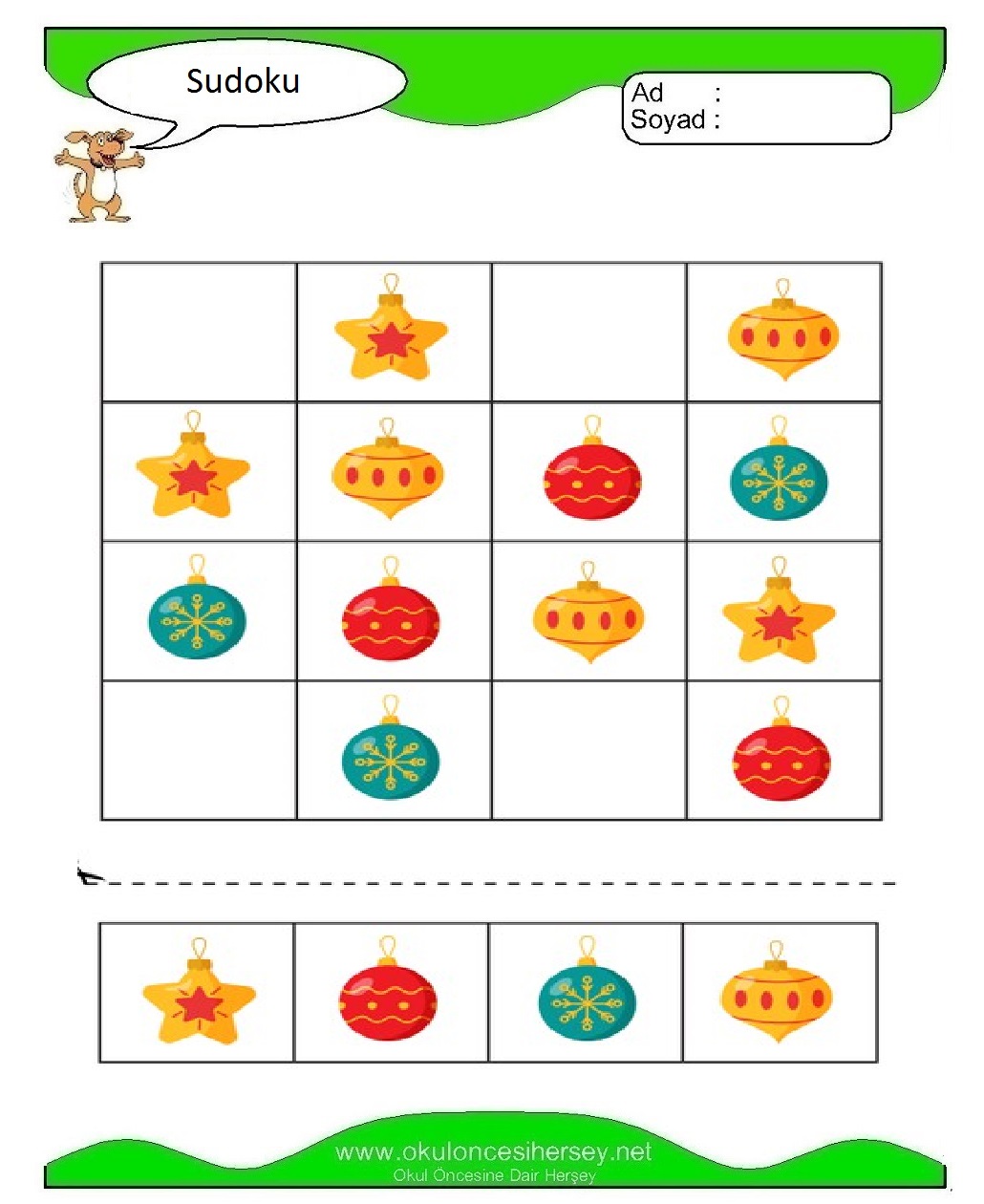 Resimli Sudoku Bulmaca