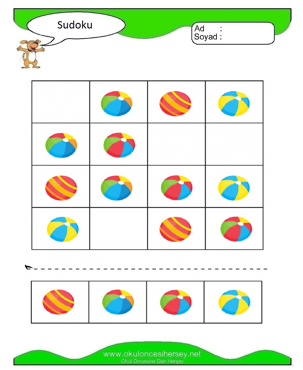 Resimli Sudoku Bulmaca
