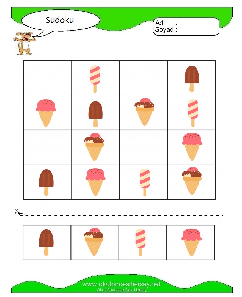 Resimli Sudoku Bulmaca