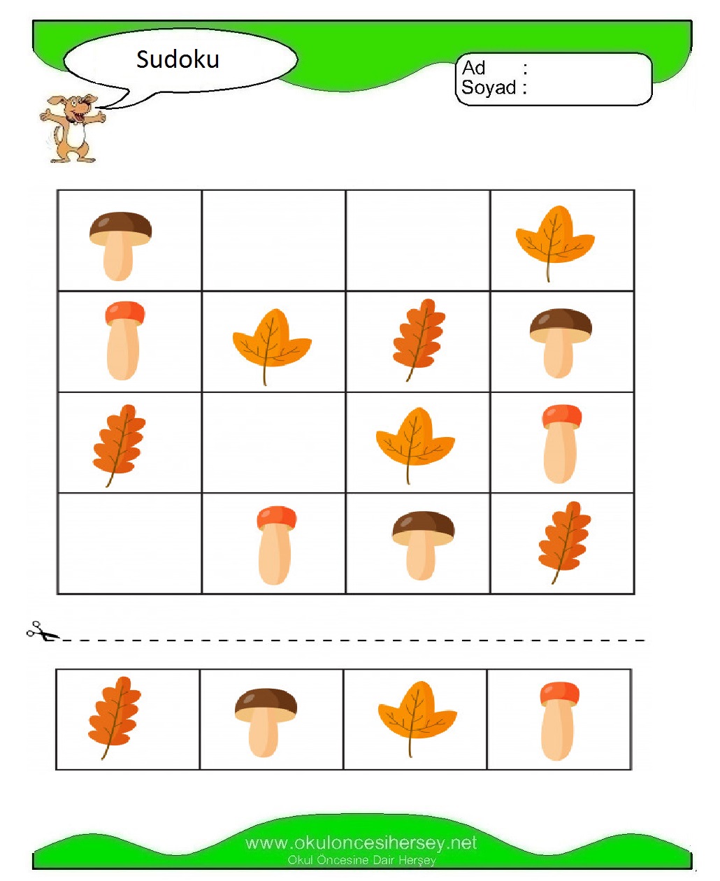 Resimli Sudoku Bulmaca