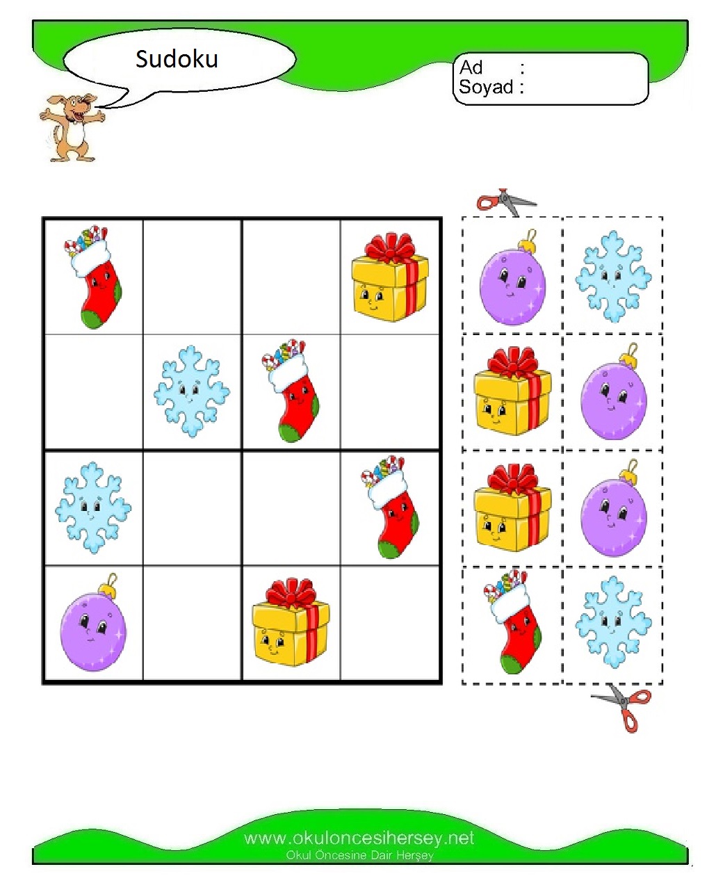 Resimli Sudoku Bulmaca