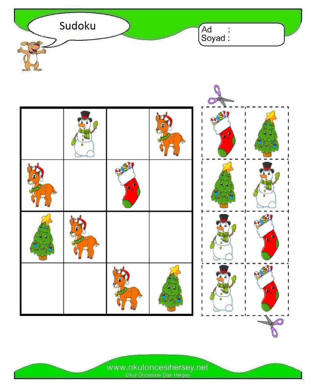 Resimli Sudoku Bulmaca