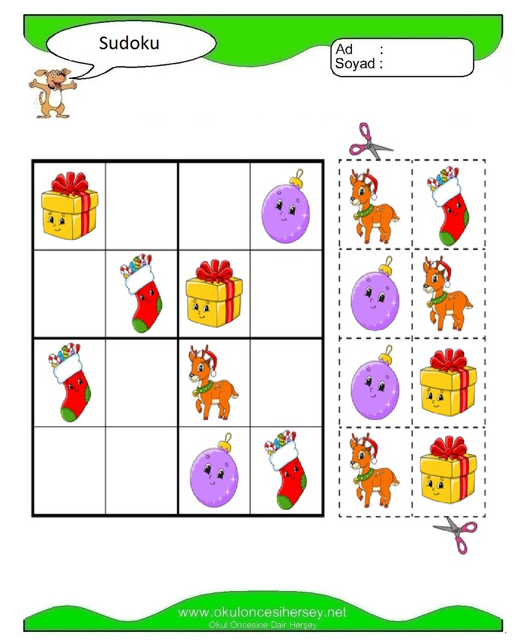 Resimli Sudoku Bulmaca