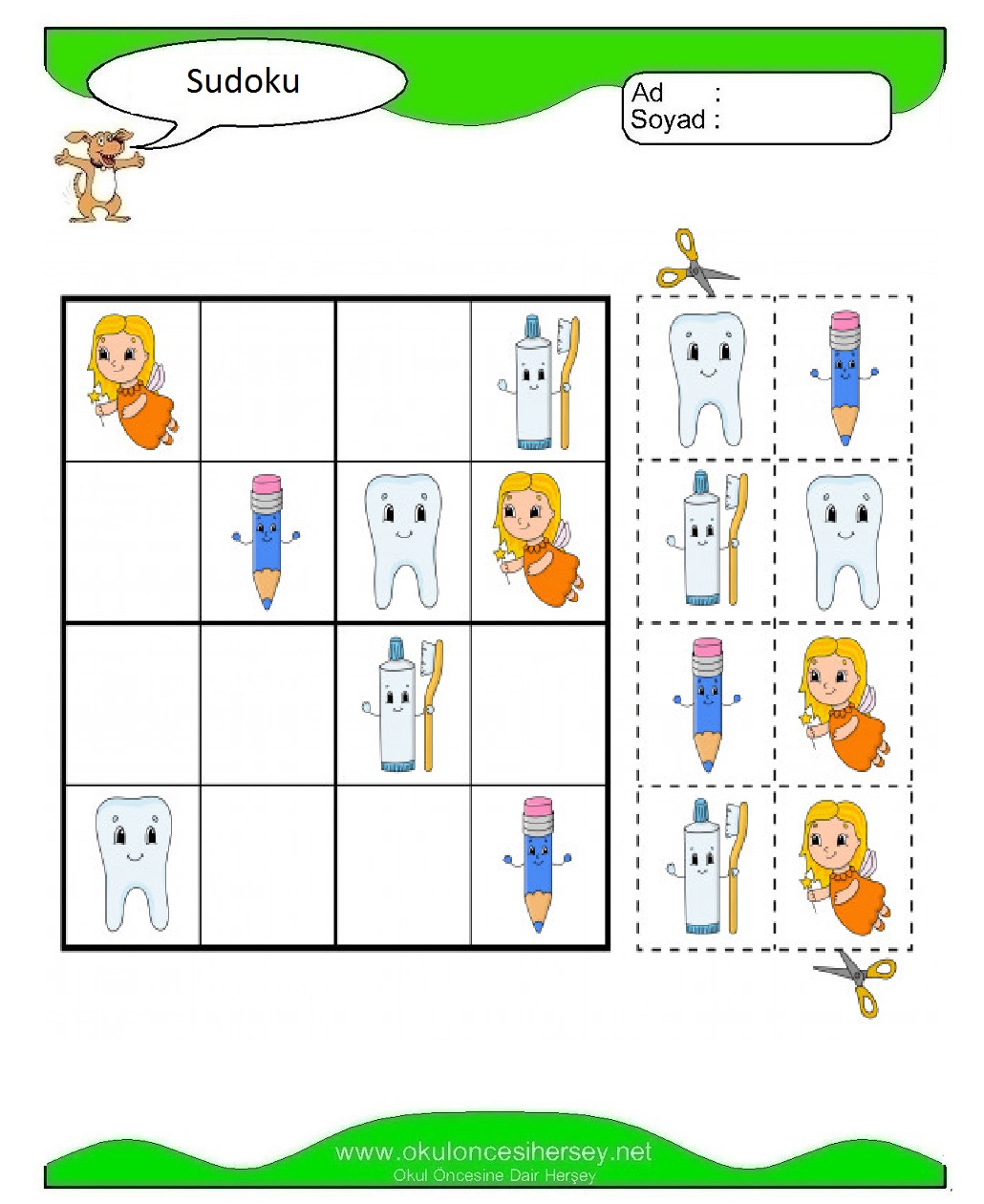 Resimli Sudoku Bulmaca