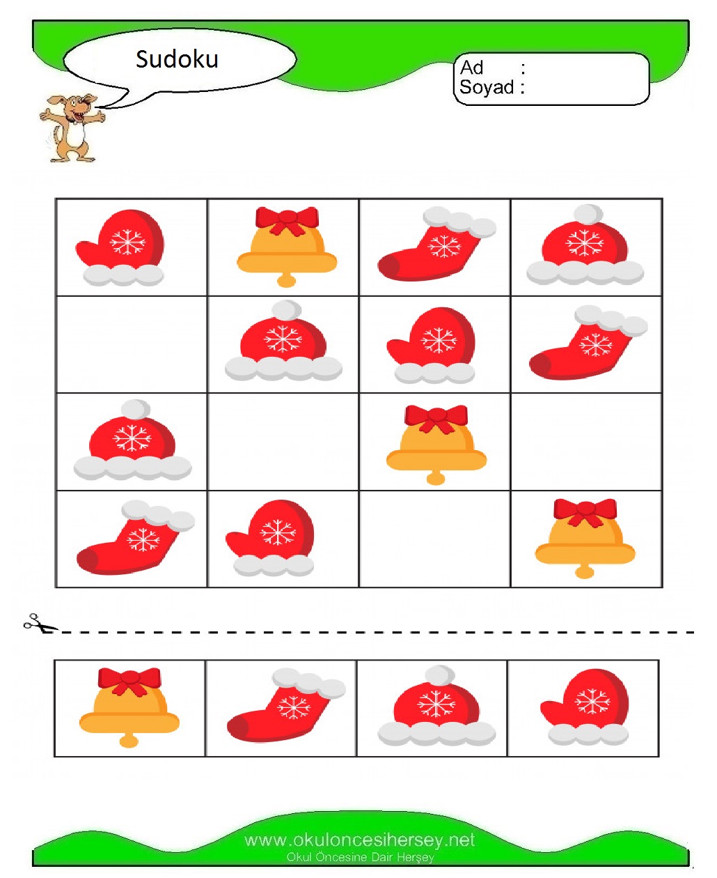 Resimli Sudoku Bulmaca