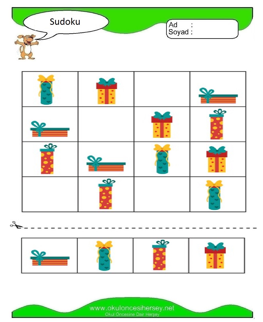 Resimli Sudoku Bulmaca