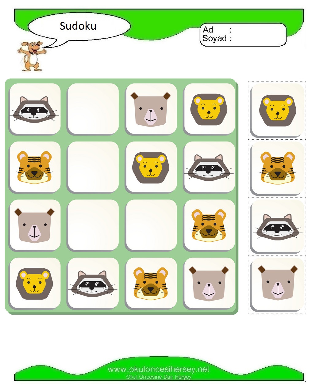 Resimli Sudoku Bulmaca