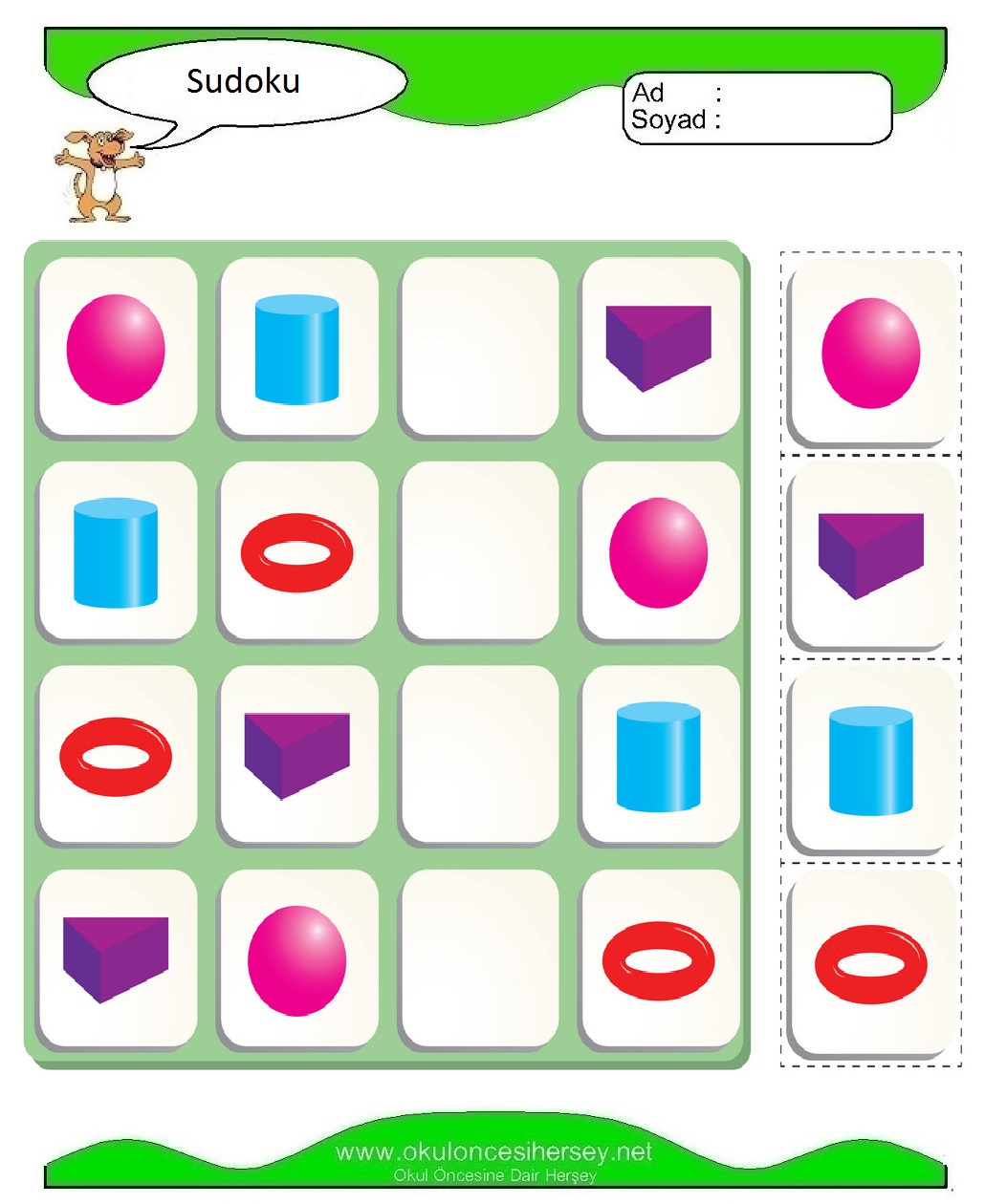 Resimli Sudoku Bulmaca