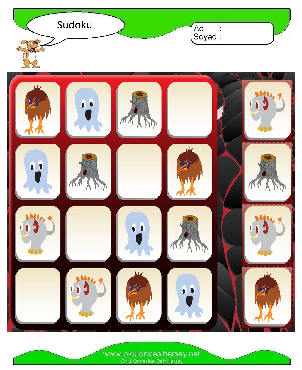 Resimli Sudoku Bulmaca