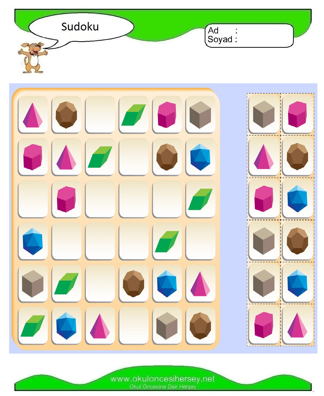 Resimli Sudoku Bulmaca