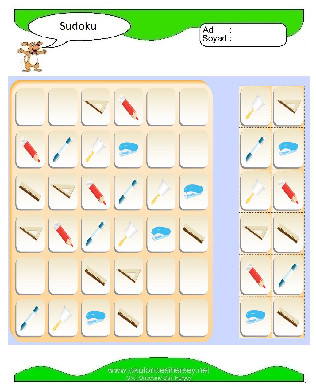 Resimli Sudoku Bulmaca