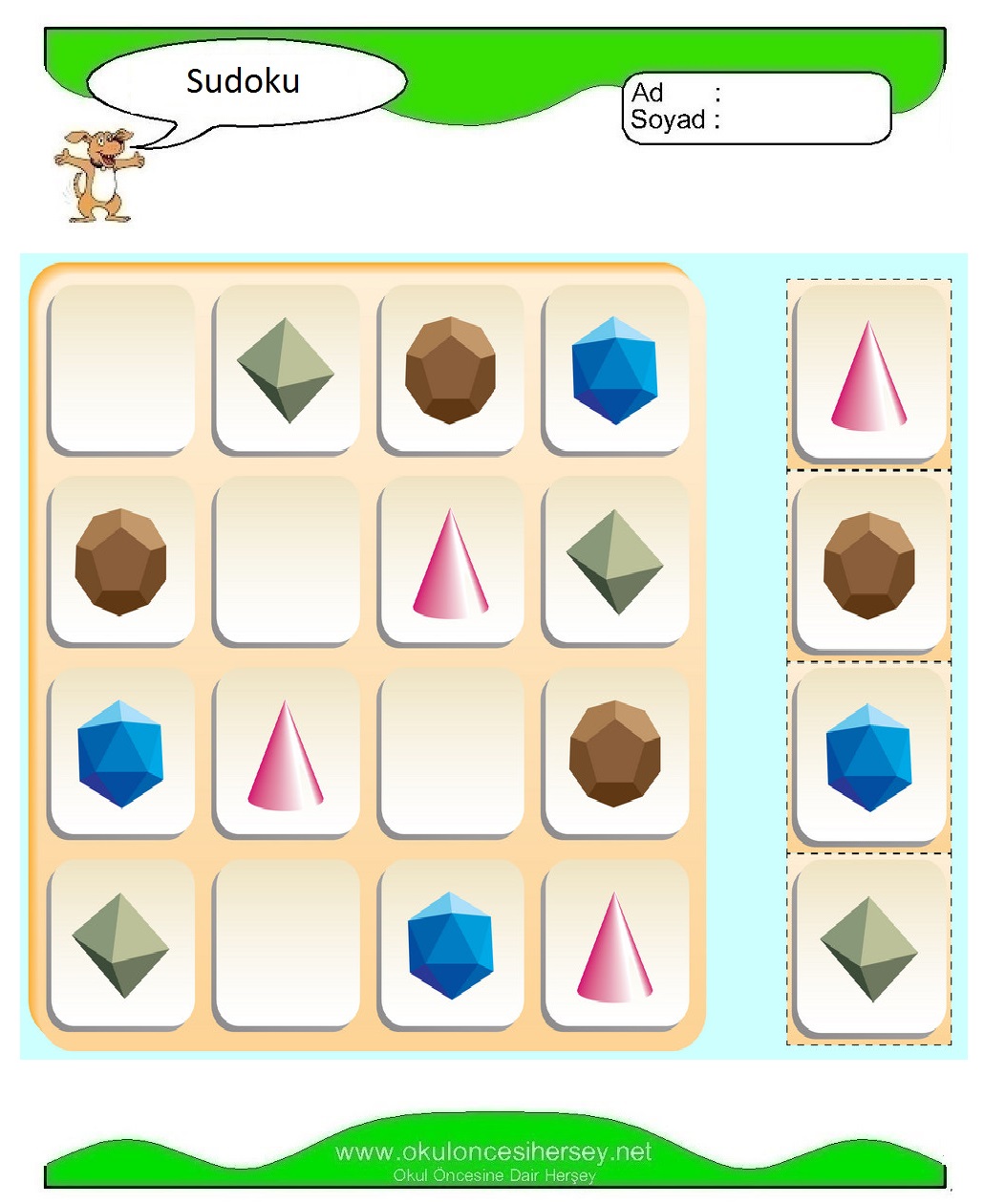 Resimli Sudoku Bulmaca