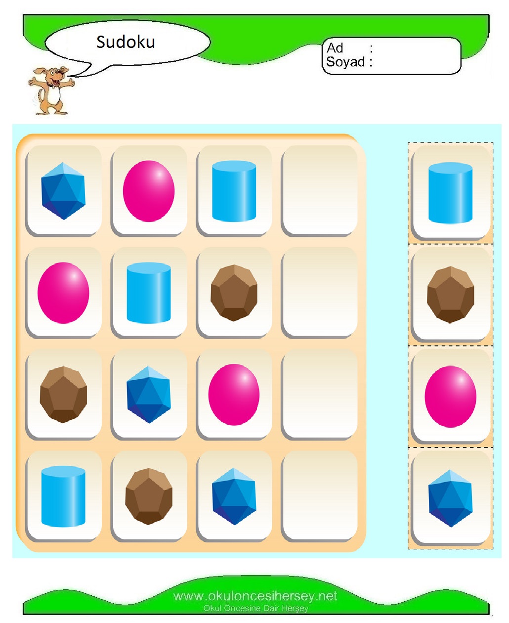 Resimli Sudoku Bulmaca