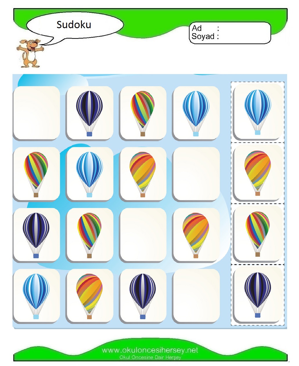 Resimli Sudoku Bulmaca