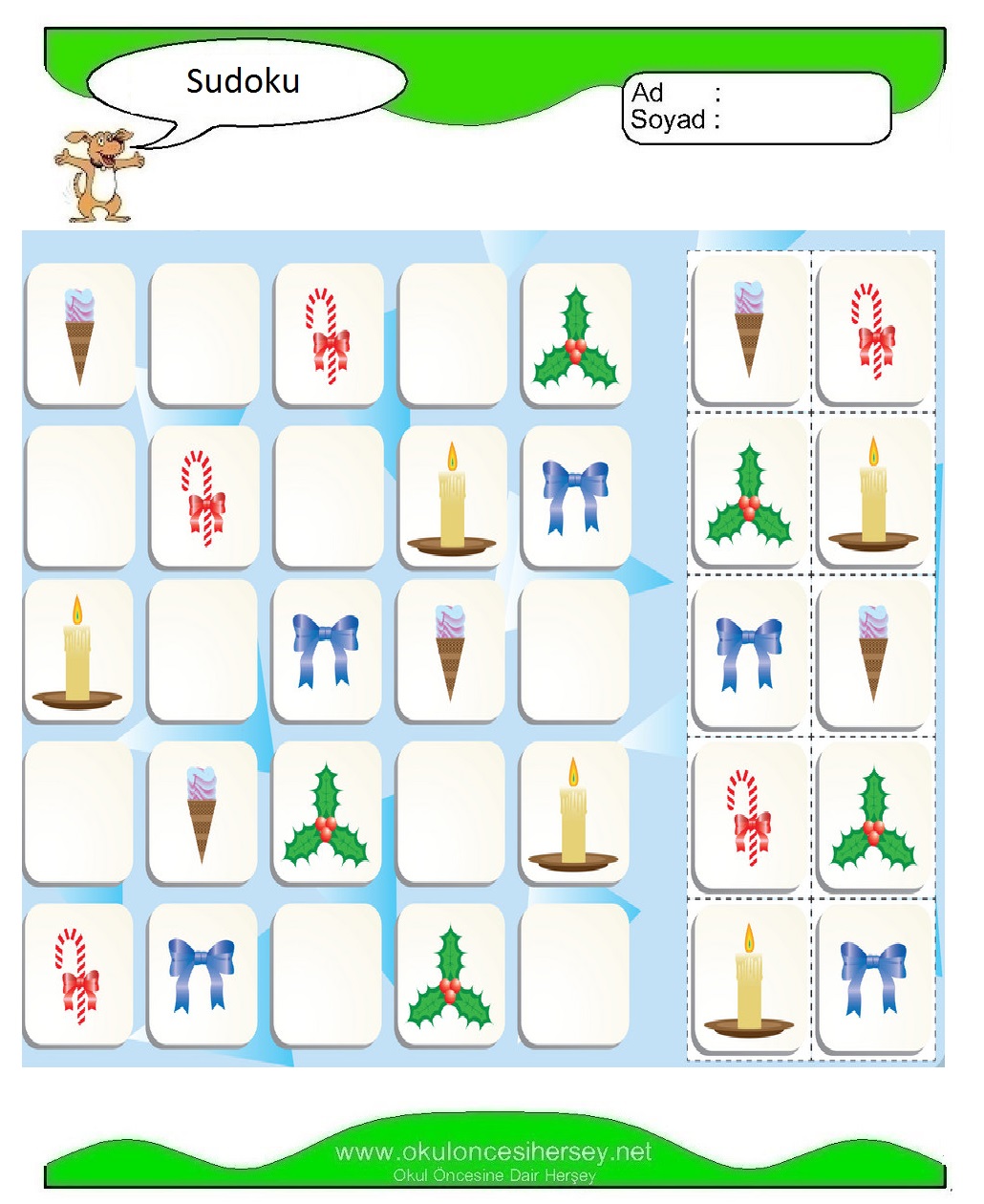 Resimli Sudoku Bulmaca