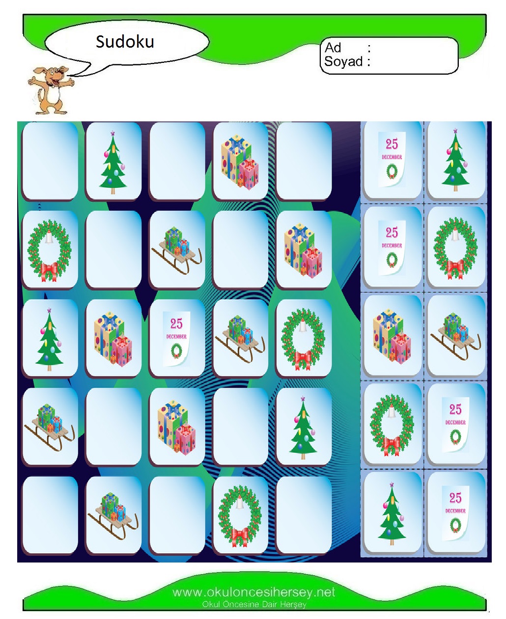 Resimli Sudoku Bulmaca