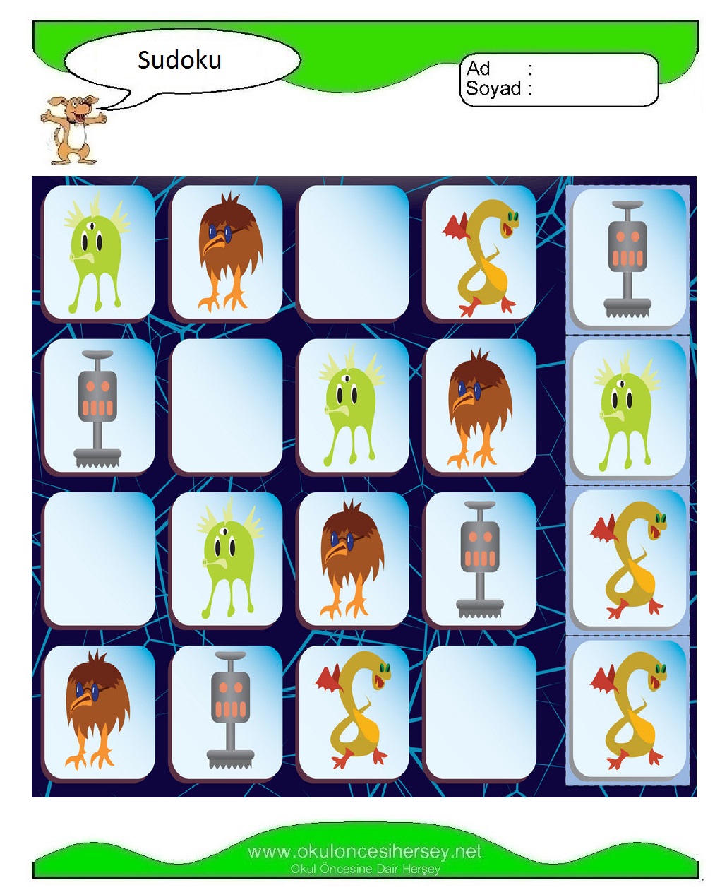 Resimli Sudoku Bulmaca