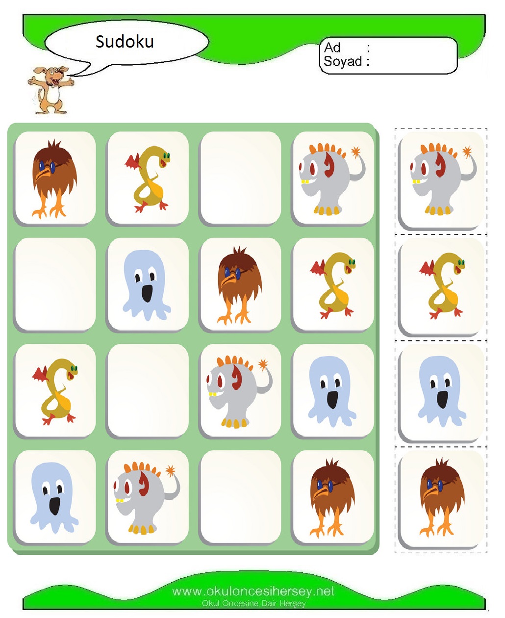 Resimli Sudoku Bulmaca
