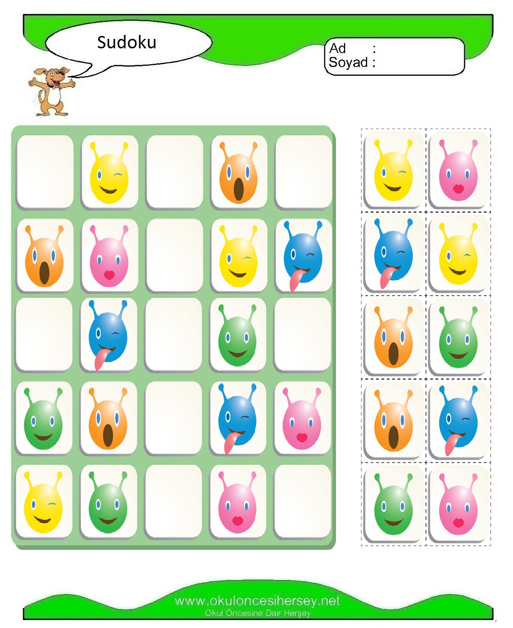 Resimli Sudoku Bulmaca