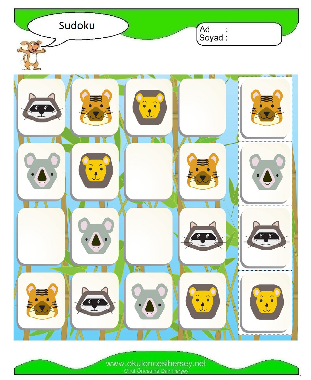 Resimli Sudoku Bulmaca