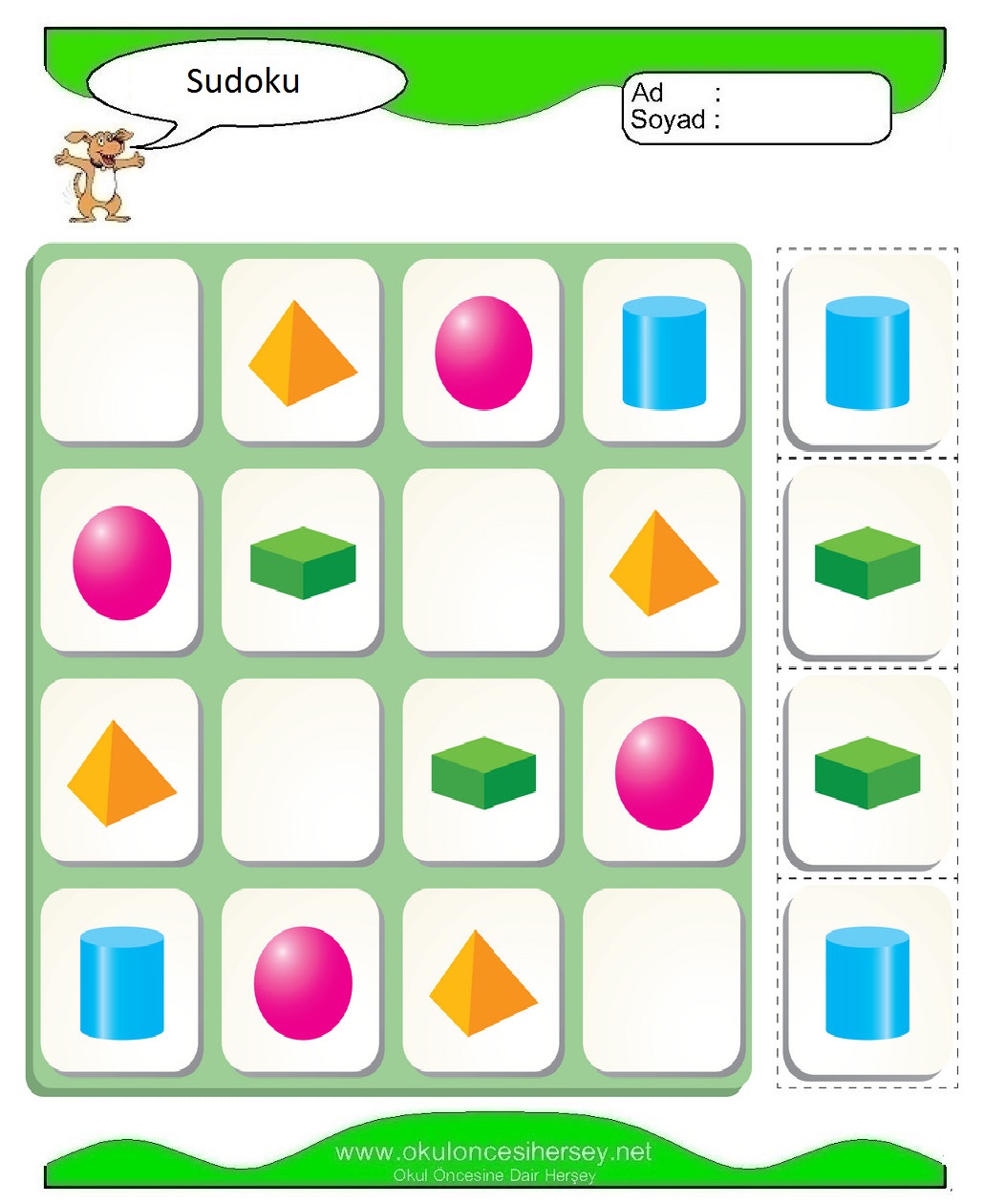 Resimli Sudoku Bulmaca