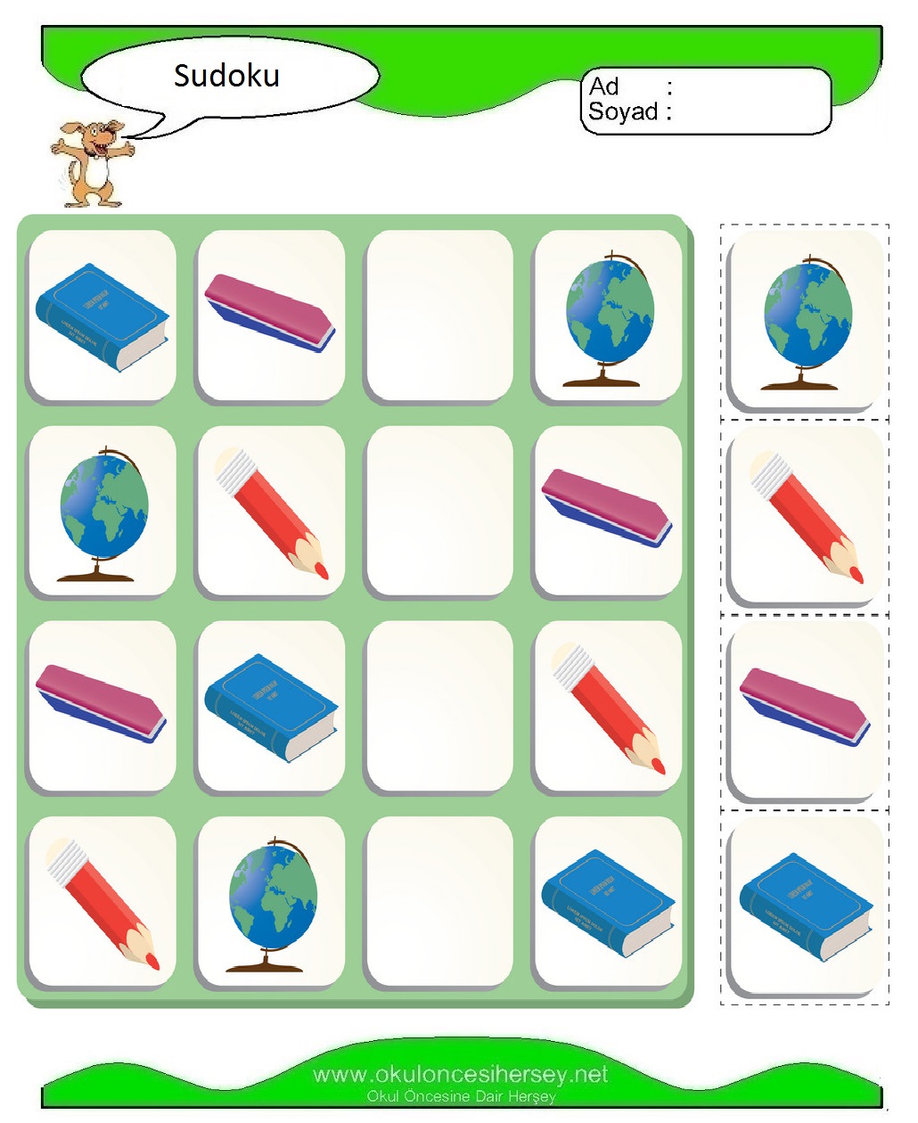 Resimli Sudoku Bulmaca