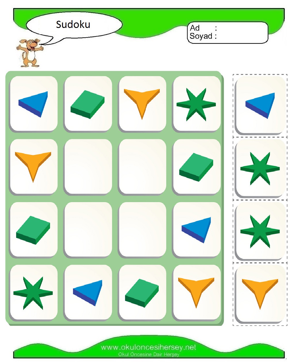 Resimli Sudoku Bulmaca