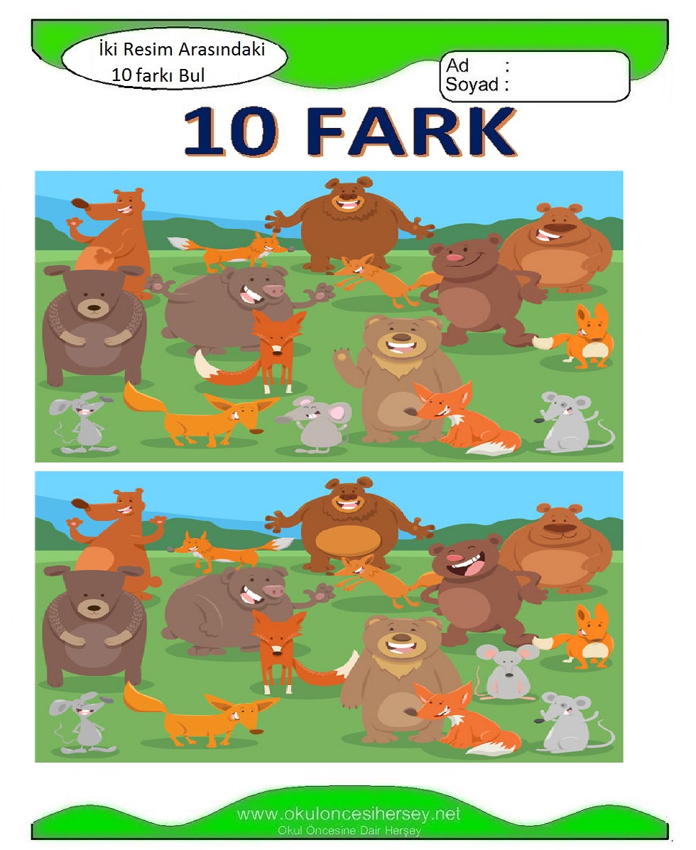 İki Resim Arasındaki Farkı Bul