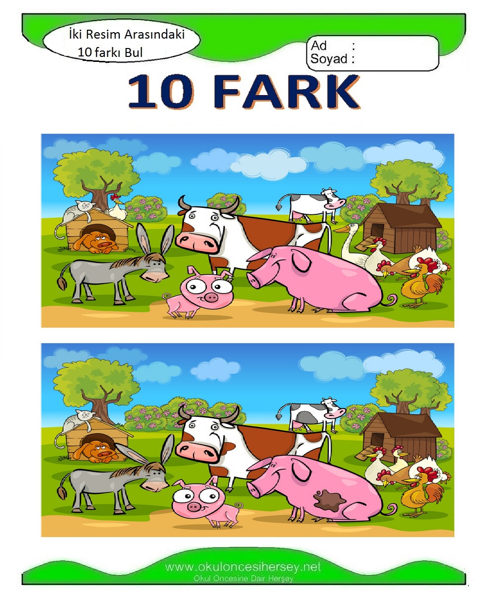 İki Resim Arasındaki Farkı Bul